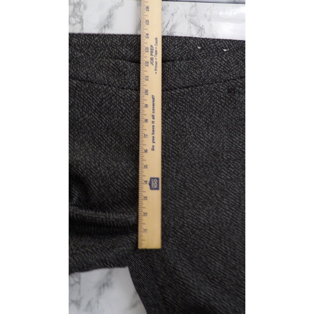 Chico's Pull On Waist Gray Black Silver Career Dress Pant Size 3.5 Tall US XL/18 - Picture 6 of 14
